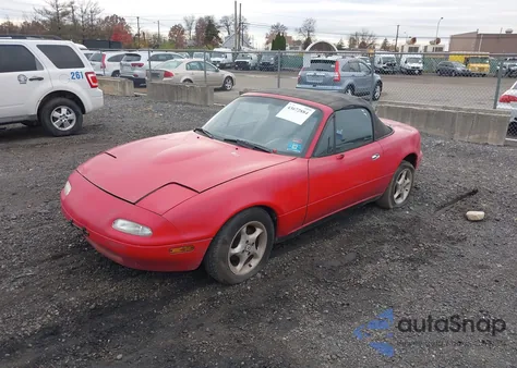 1990 Mazda Mx-5 Miata из США, поврежденный, VIN JM1NA3511L0101137